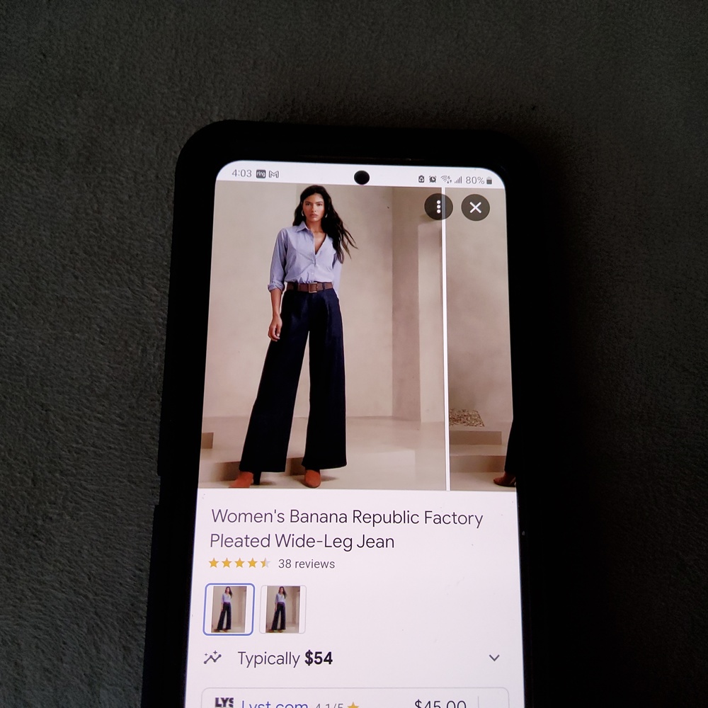 Banana Republic wide leg jeans